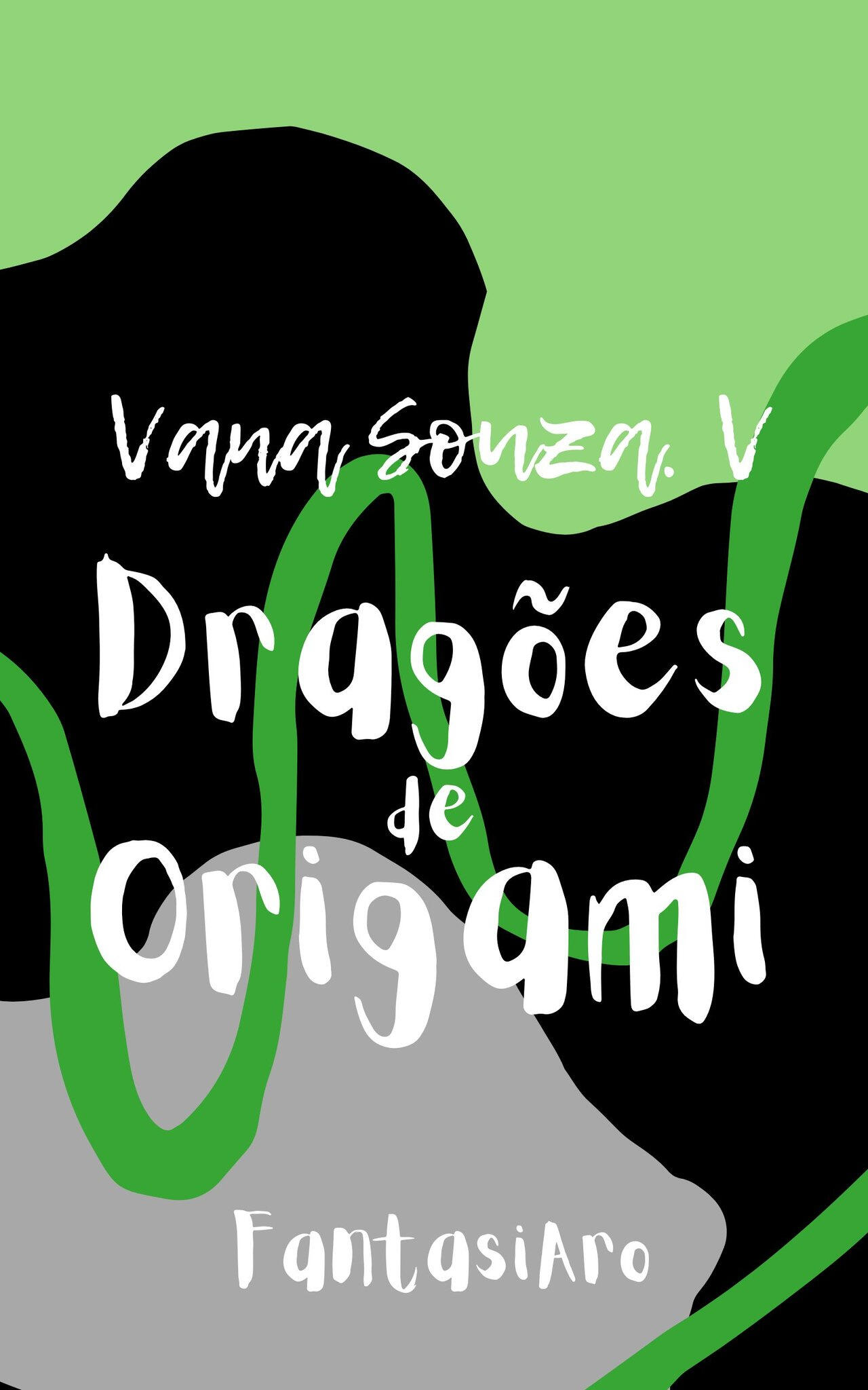 Capa do livro "Dragões de Origami"